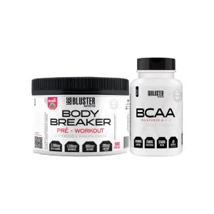 COMPRE 1 PRÉ TREINO BODY BREAKER 150g E GANHE 1 BCAA 60CPS - BLUSTER NUTRITION