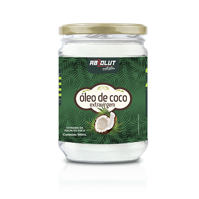 Oleo De Coco Extra Virgem 500ml Absolut Nutrition Suplementos Alimentares