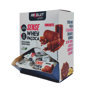 Sense Whey Paçoca 128g 8 Un - Absolut Nutrition