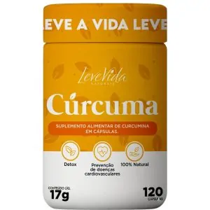 Cúrcuma 120 cápsulas - Leve Vida